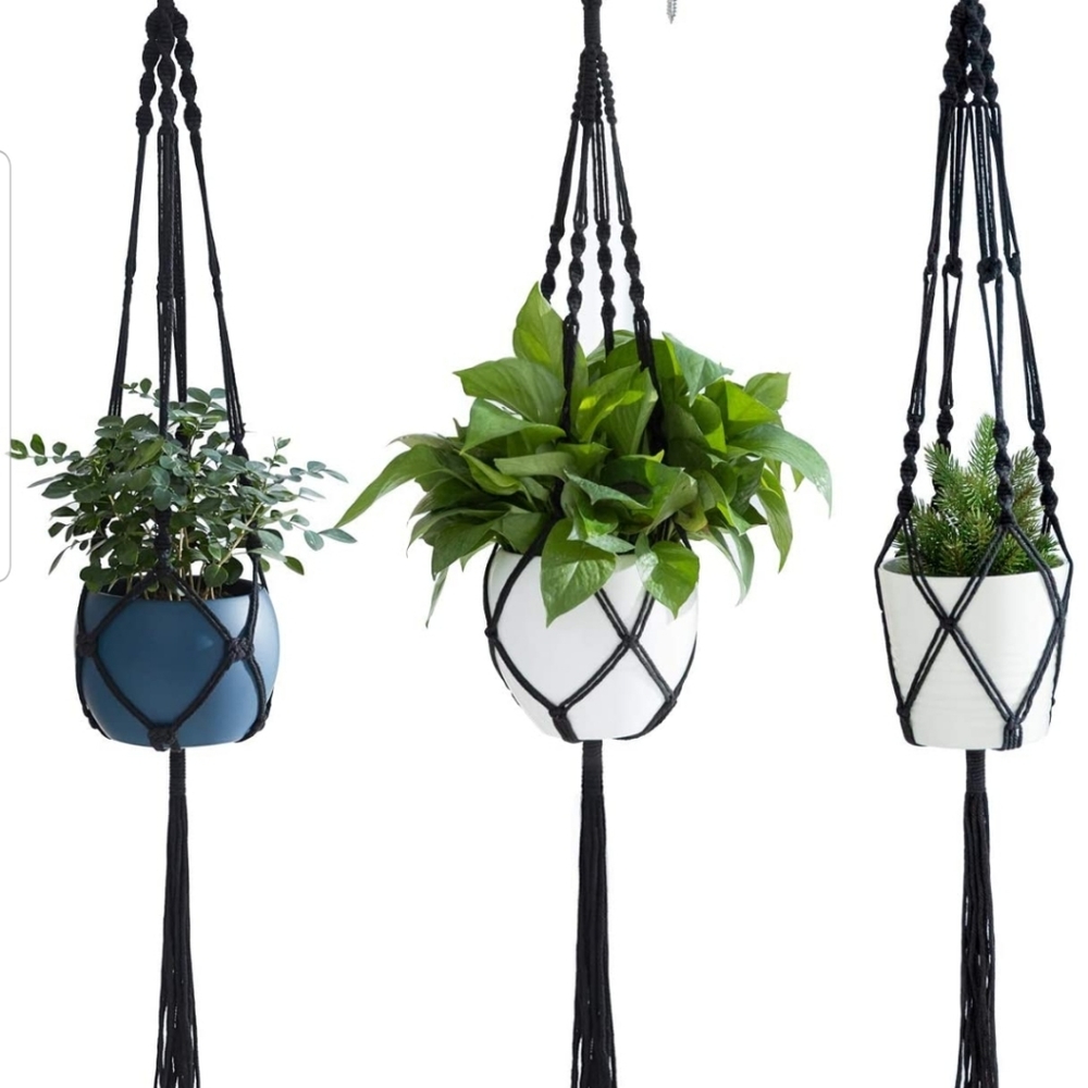 Plant Hanger 2pcs Black